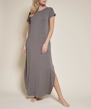 Bamboo maxi long crop dress