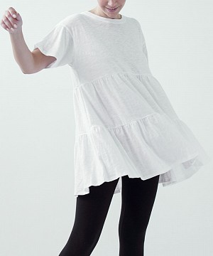 COTTON BABYDOLL SLV TUNIC