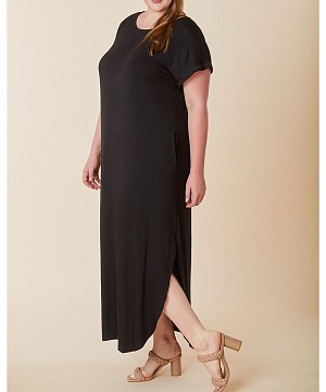 BAMBOO MAXI DRESS CURVY SIZE