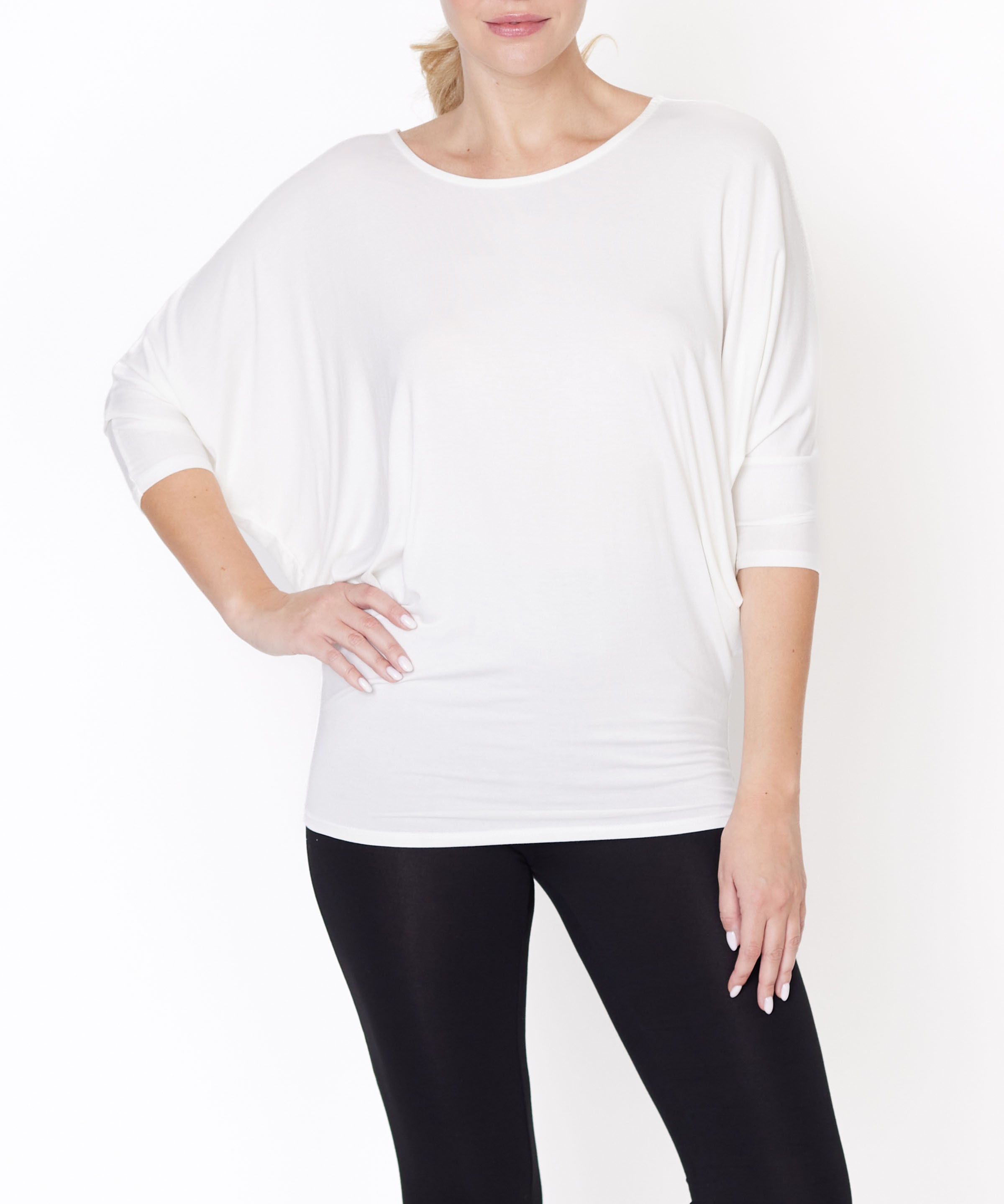 BAMBOO SIDE DRAPE DOLMAN 