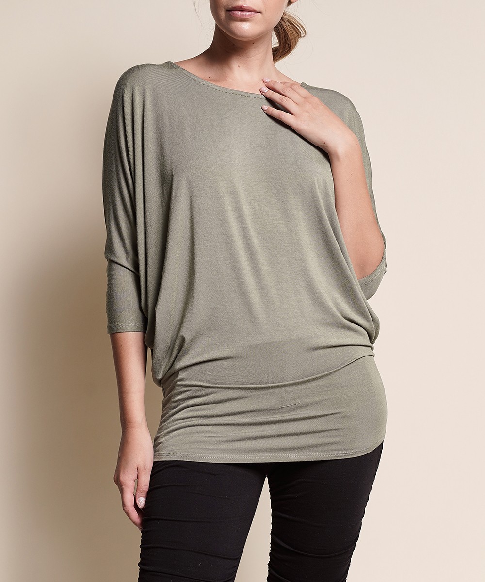 BAMBOO SIDE DRAPE DOLMAN 