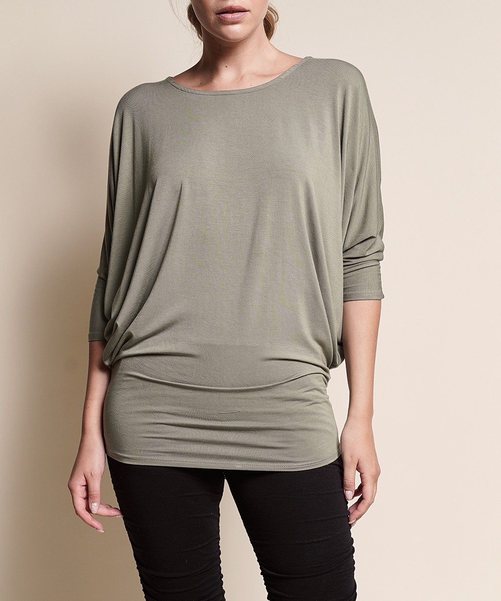 BAMBOO SIDE DRAPE DOLMAN 