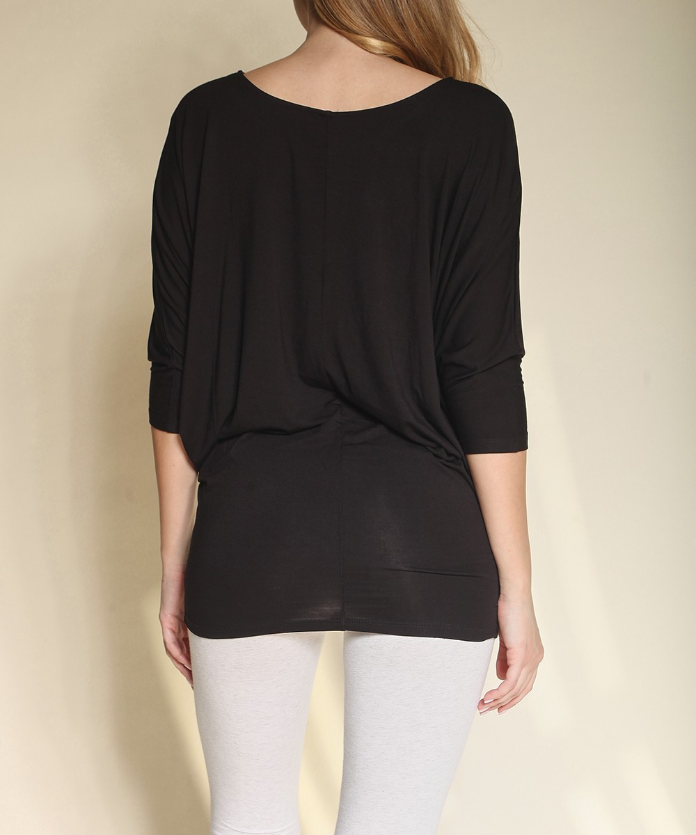 BAMBOO SIDE DRAPE DOLMAN 