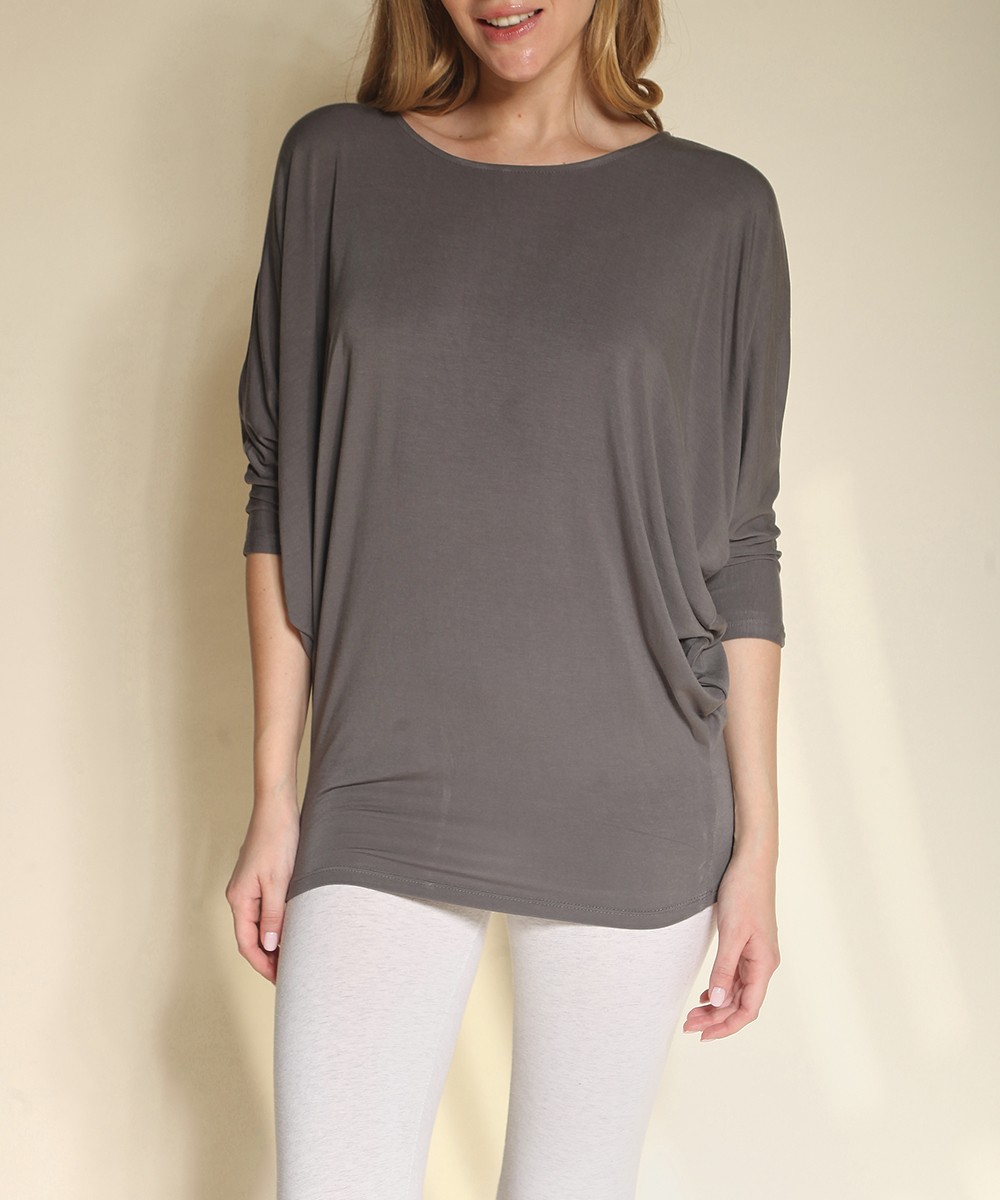 BAMBOO SIDE DRAPE DOLMAN 