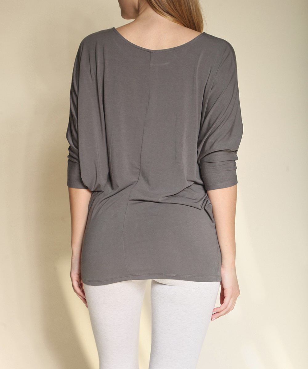 BAMBOO SIDE DRAPE DOLMAN 