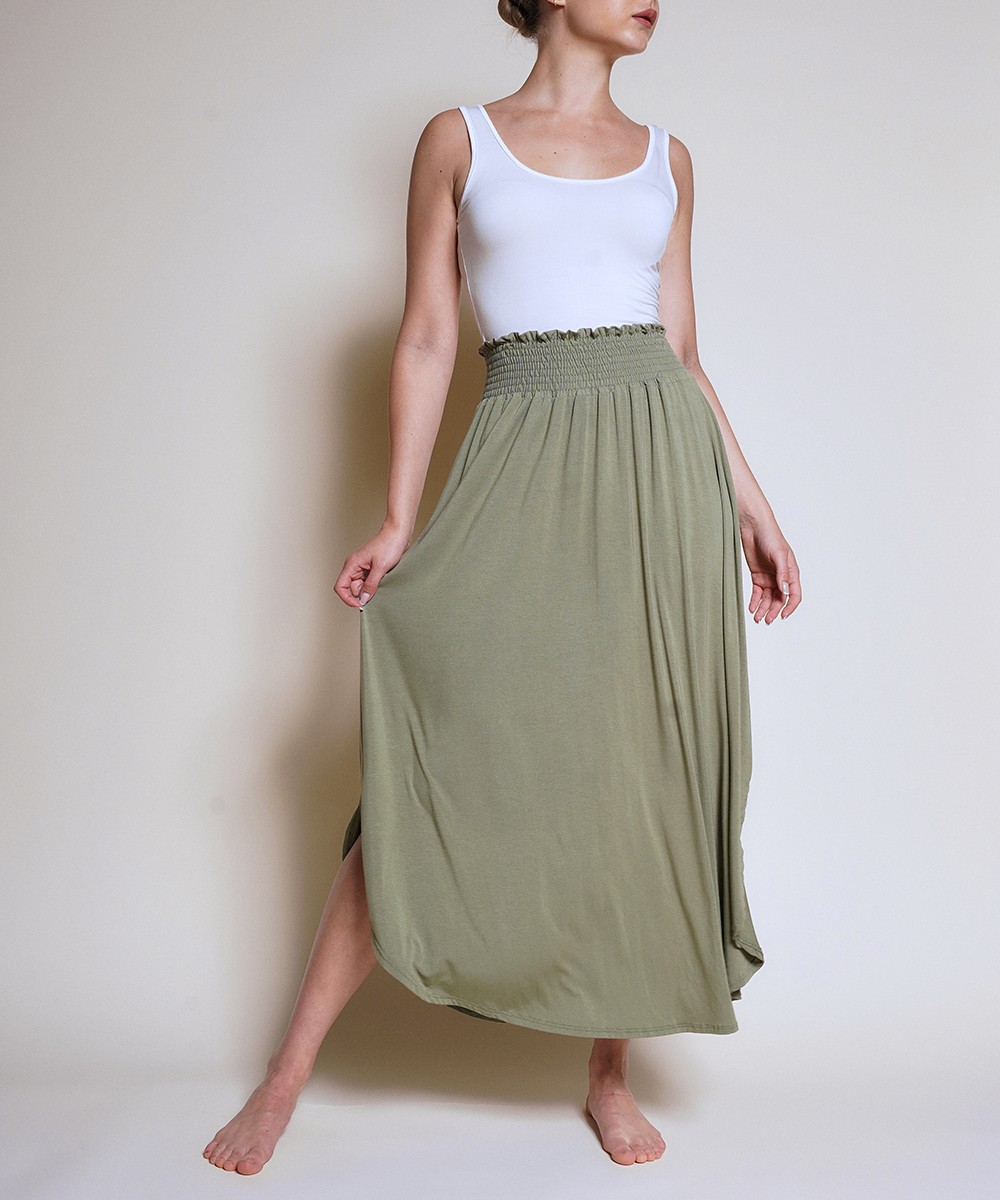 Bamboo maxi skirt