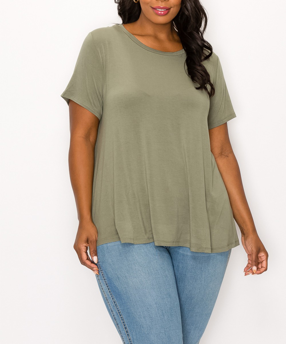 Bamboo classic top plus size