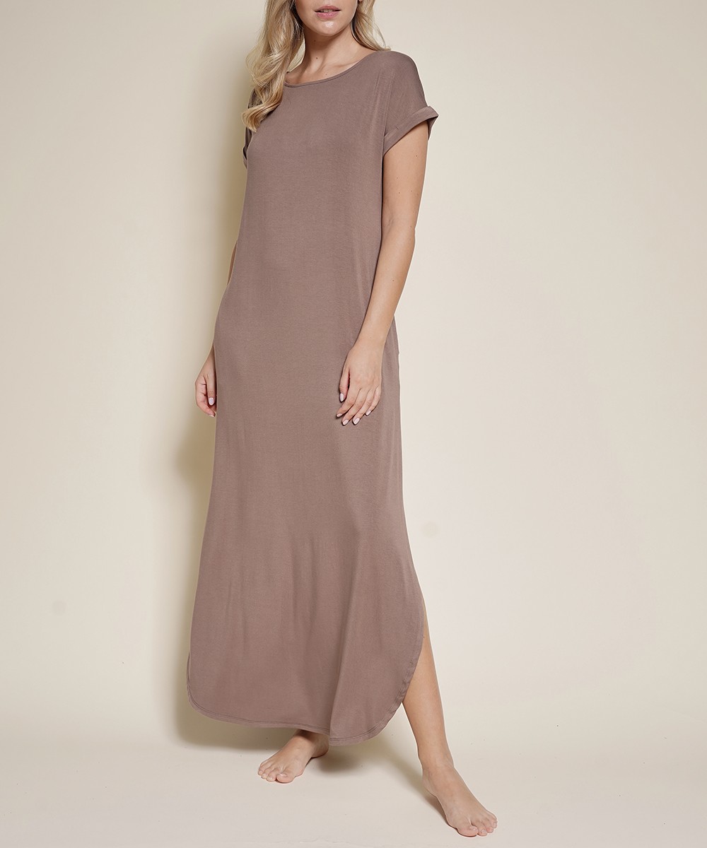 Bamboo maxi long crop dress