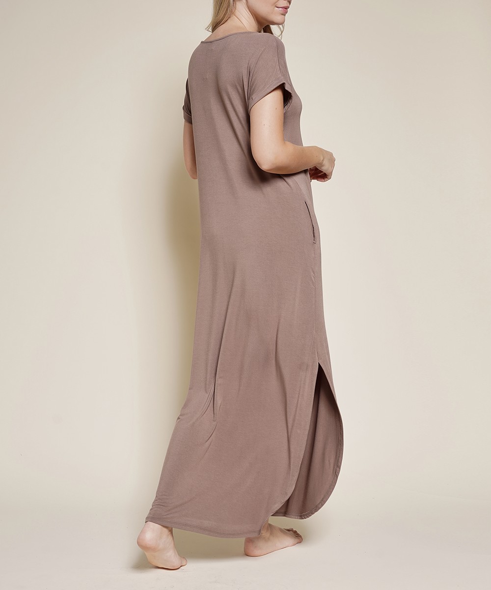 Bamboo maxi long crop dress