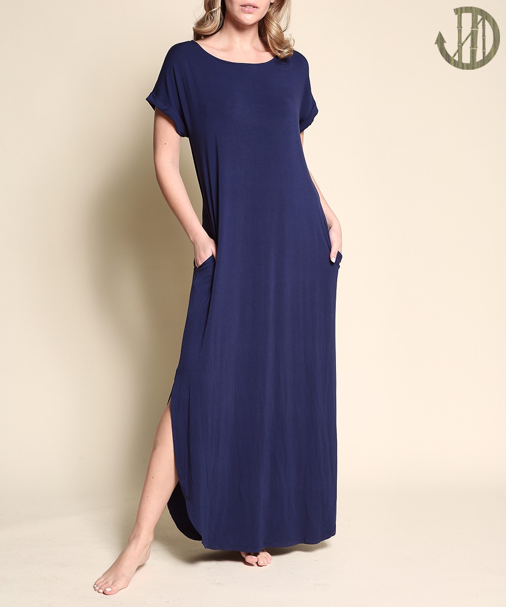 Bamboo maxi long crop dress