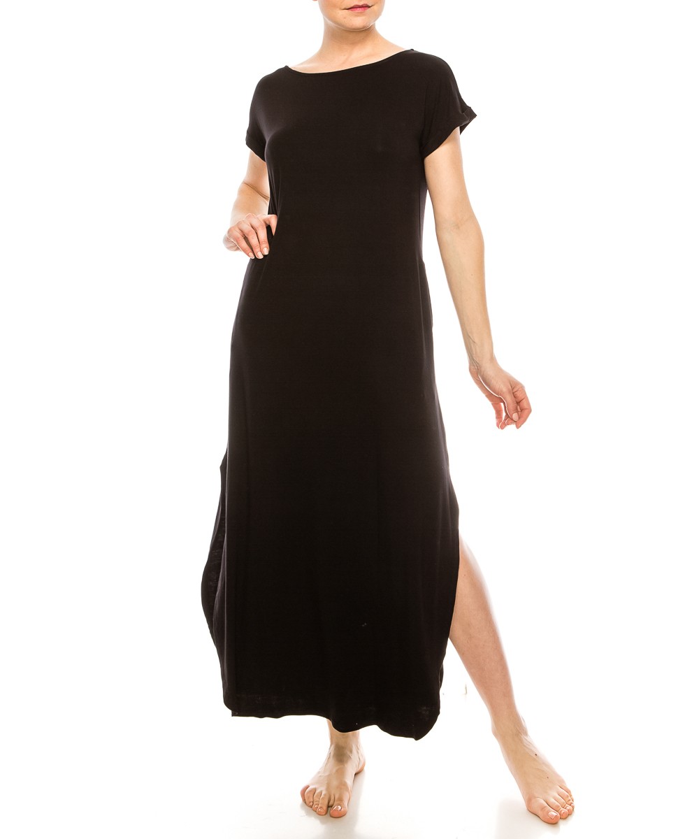 Bamboo maxi long crop dress