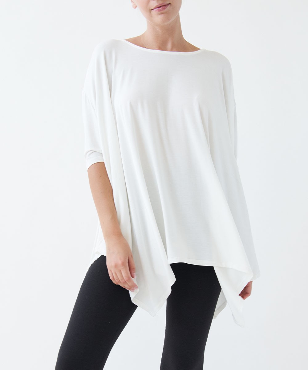 Bamboo Poncho Tunic Top