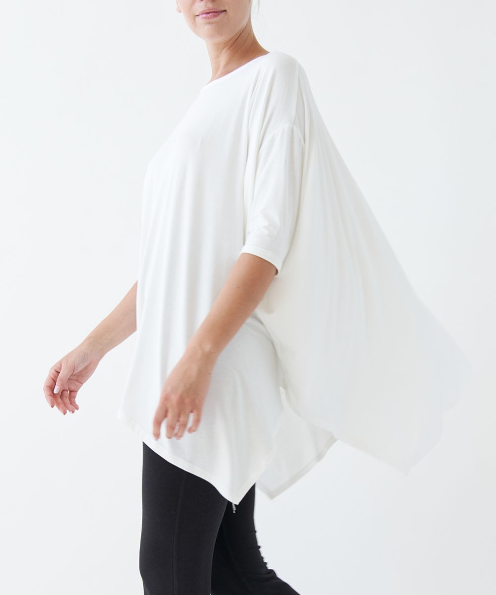 Bamboo Poncho Tunic Top