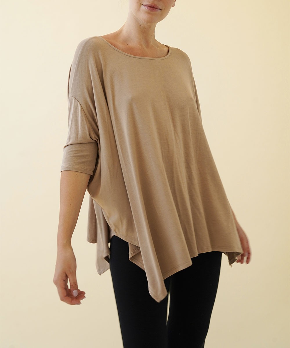 Bamboo Poncho Tunic Top