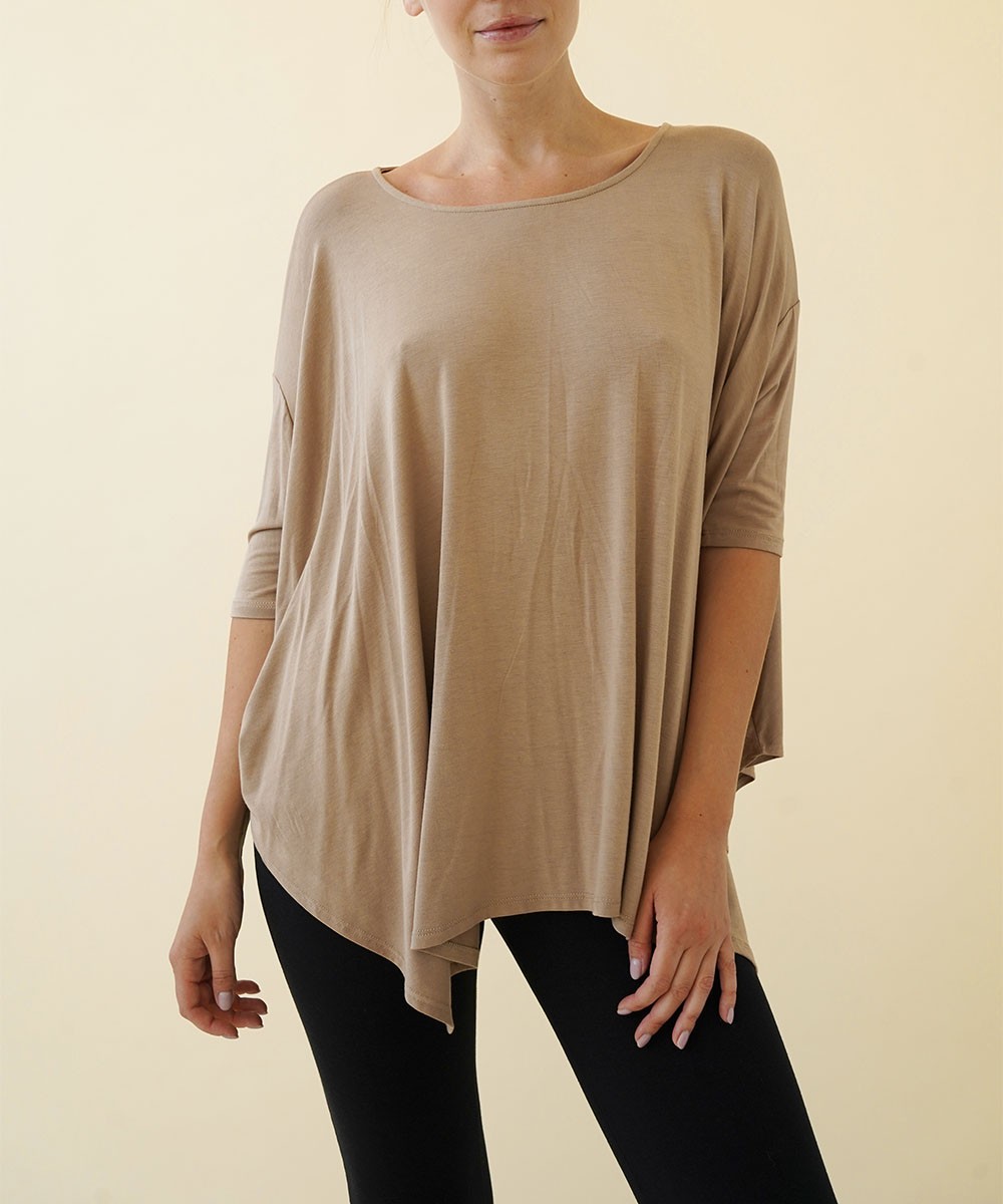 Bamboo Poncho Tunic Top