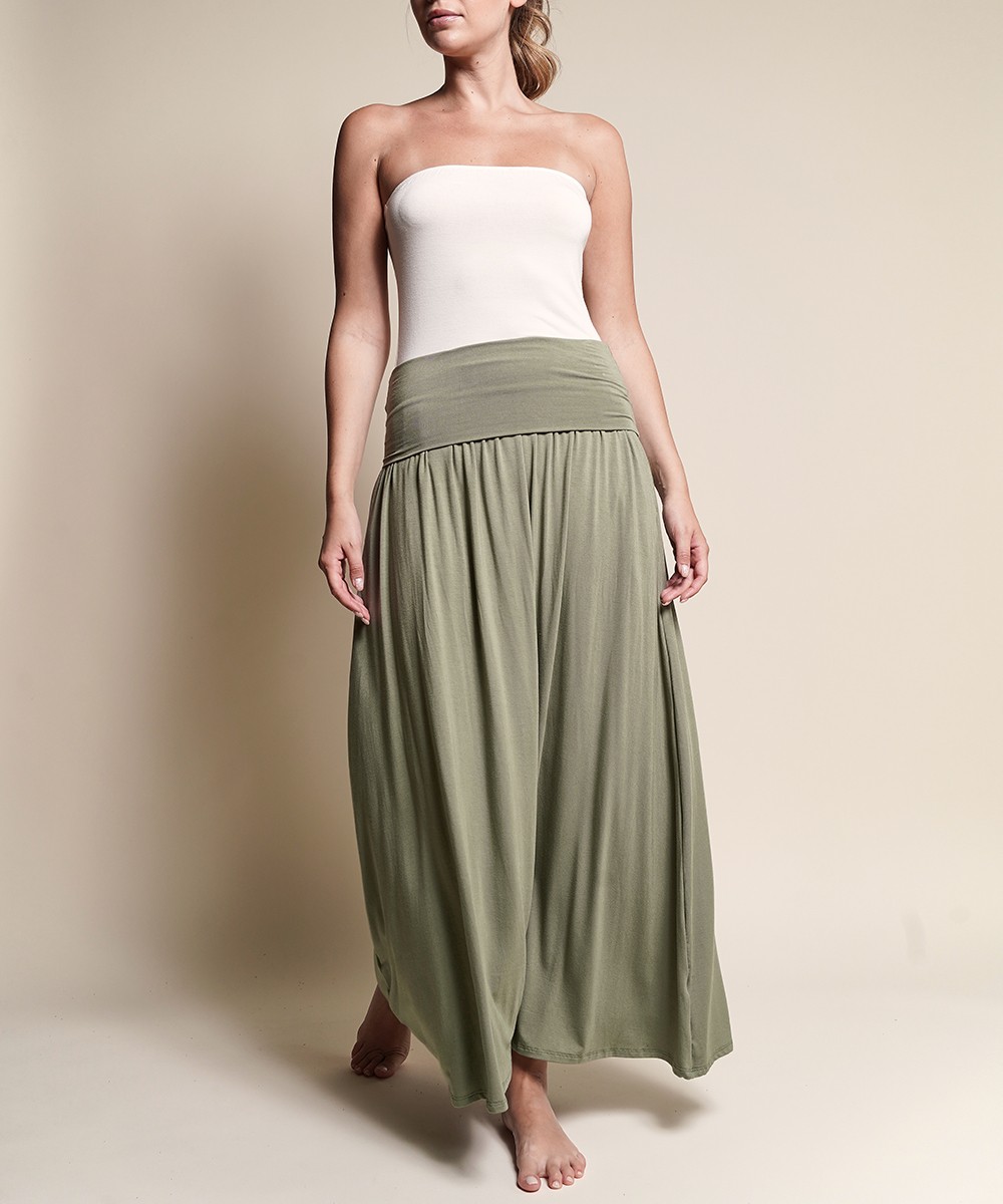 Bamboo Yoga Maxi Skirt