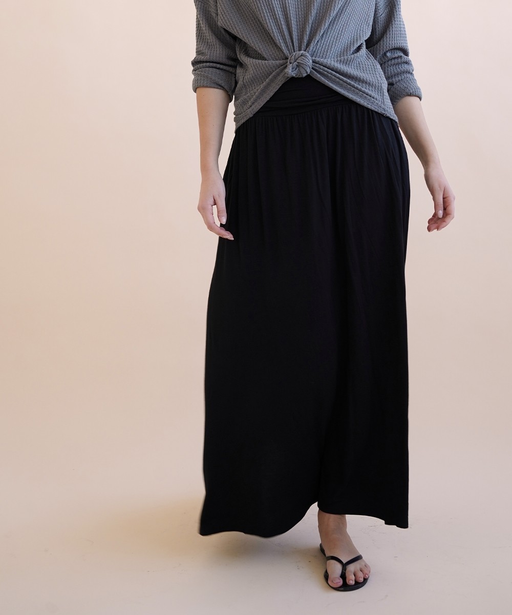 Bamboo Yoga Maxi Skirt