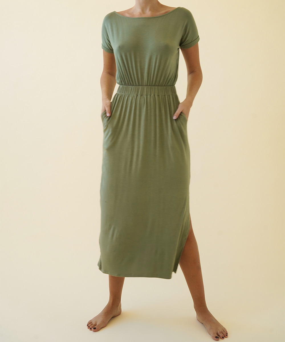 Bamboo Palm dress