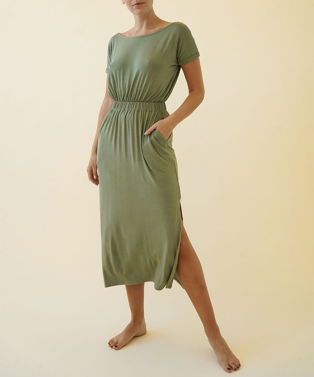 Bamboo Palm dress