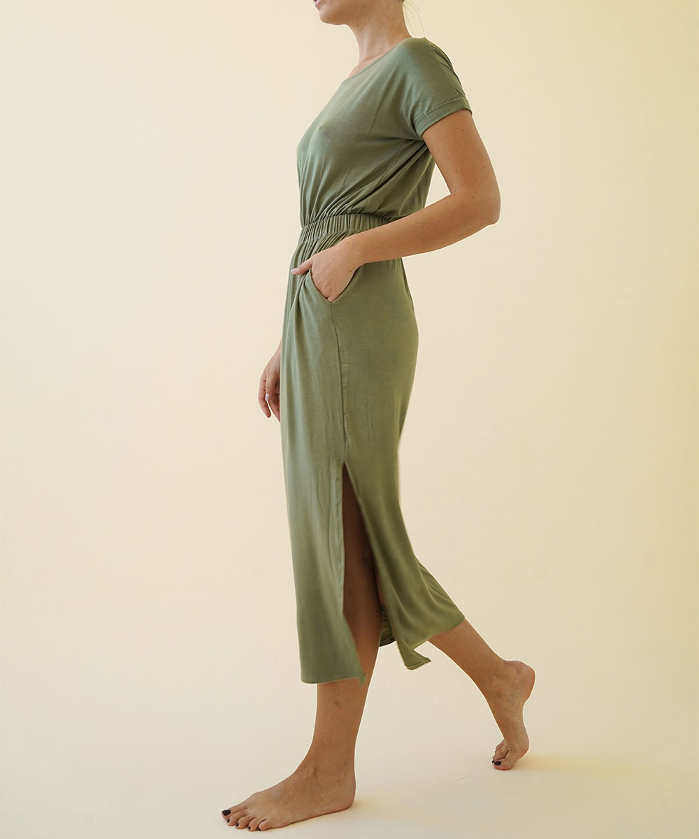 Bamboo Palm dress