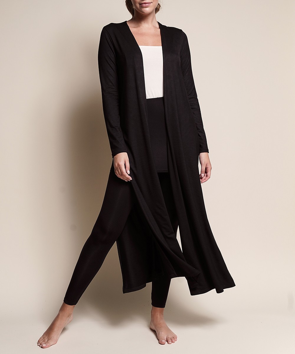 BAMBOO MAXI LONG CARDIGAN