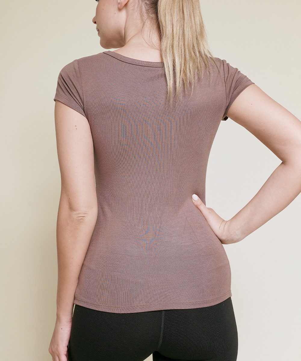 BAMBOO BASIC CREW  NECK TOP 