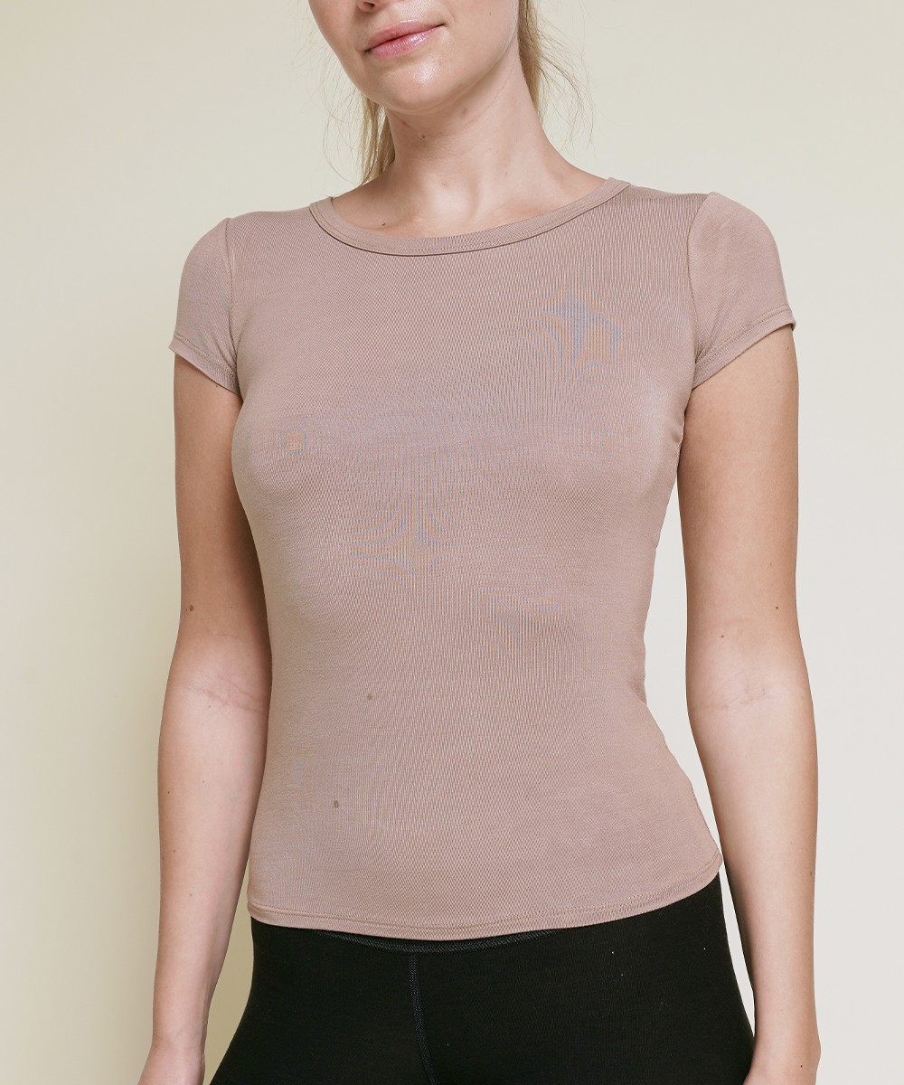 BAMBOO BASIC CREW  NECK TOP 