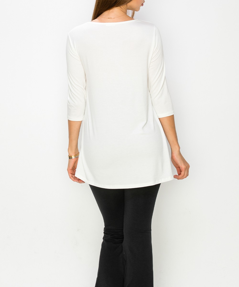 BAMBOO ELBOW TUNIC T