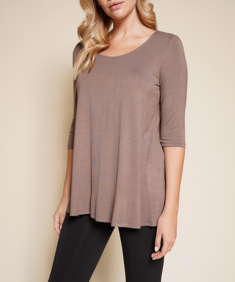 BAMBOO ELBOW TUNIC T