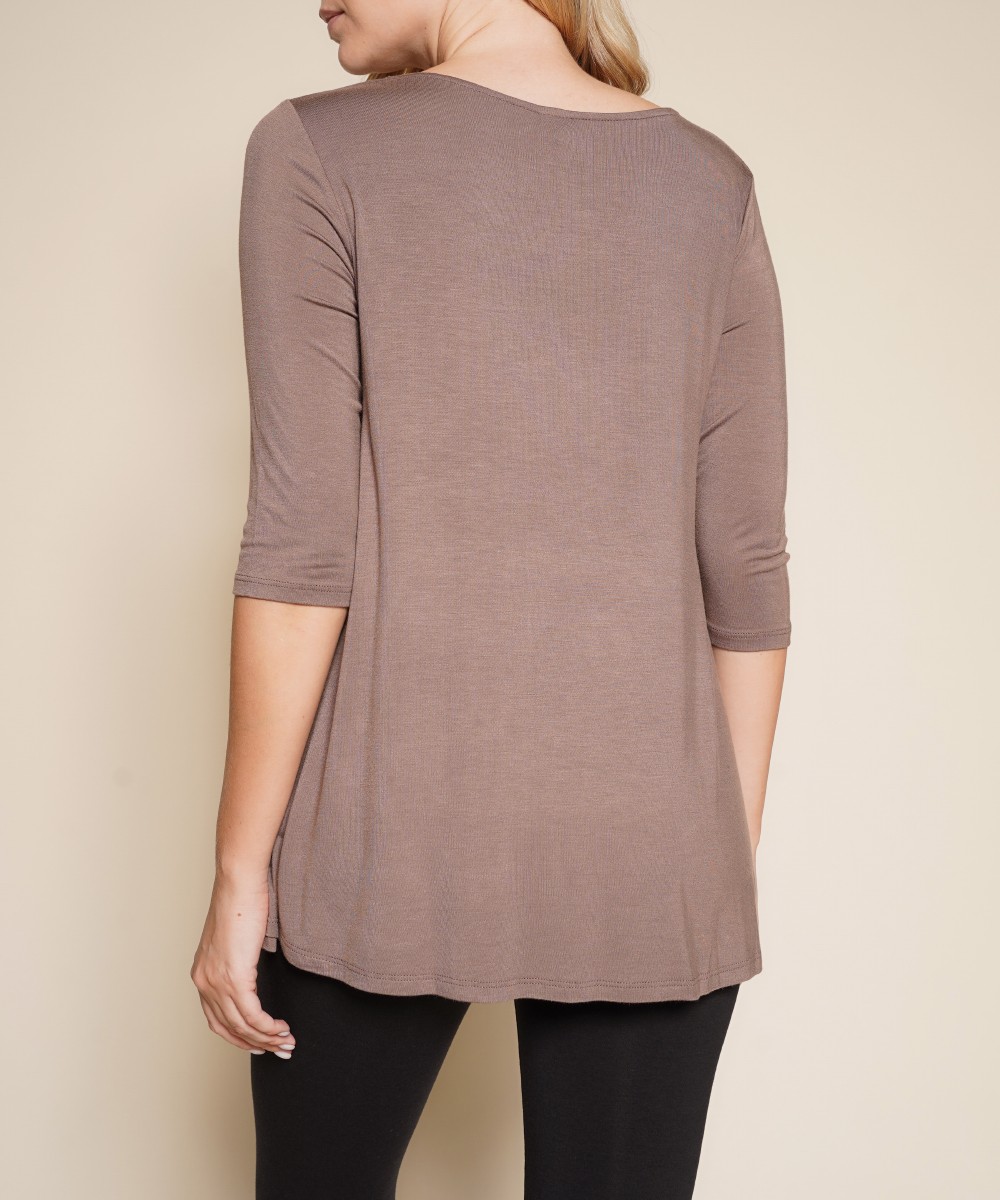 BAMBOO ELBOW TUNIC T