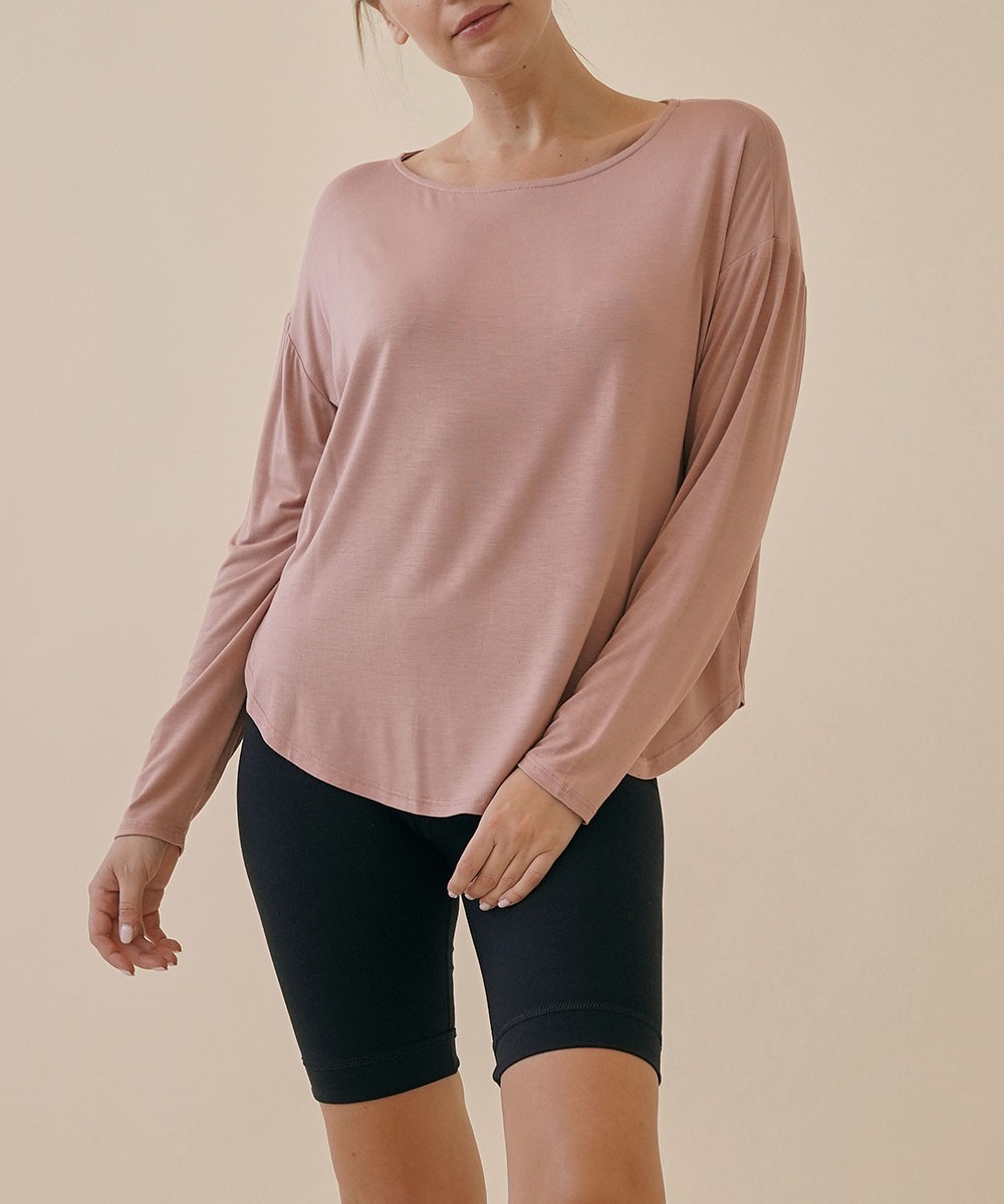 Bamboo Dolman long sleeve top