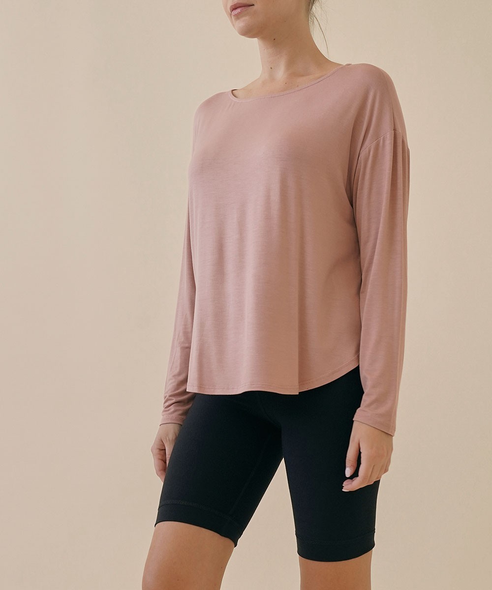 Bamboo Dolman long sleeve top