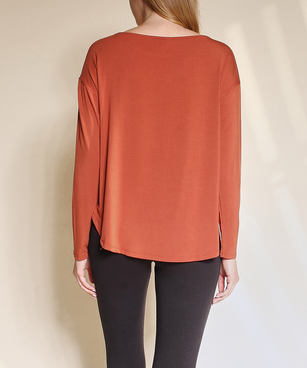 Bamboo Dolman long sleeve top