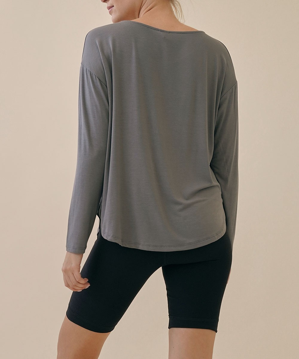 Bamboo Dolman long sleeve top