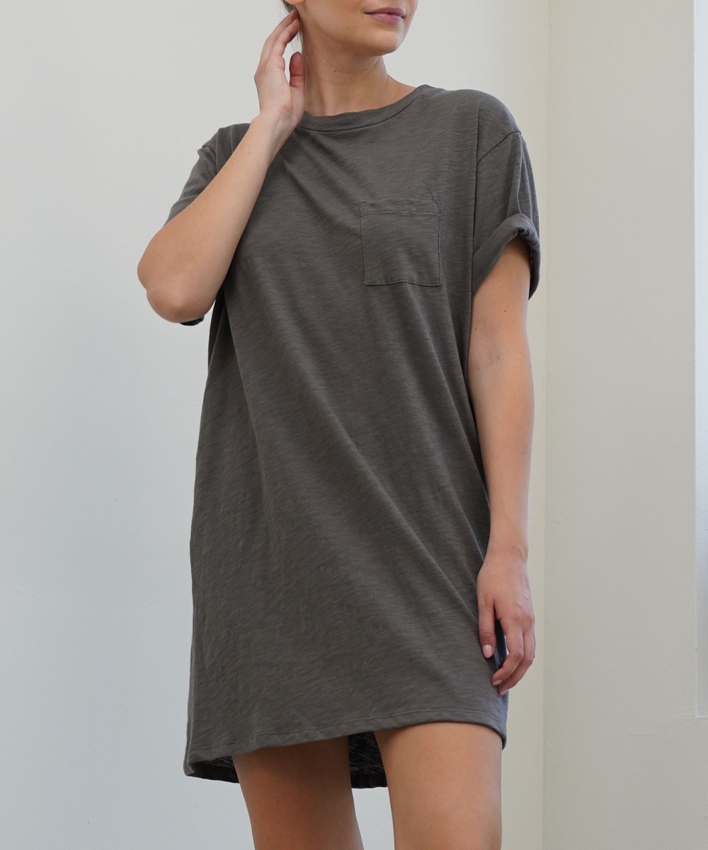 COTTON T SHIRT DRESS