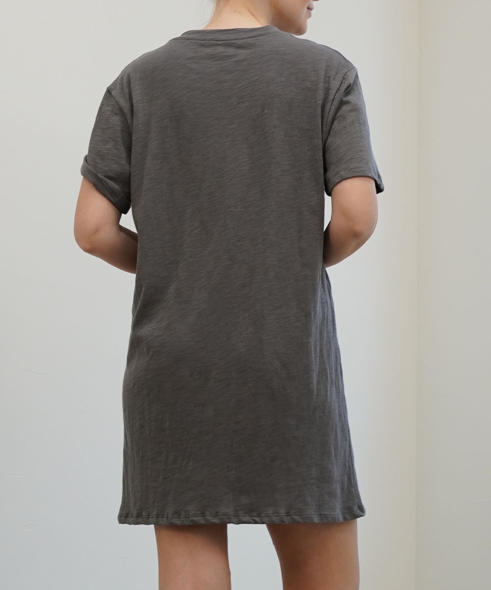 COTTON T SHIRT DRESS