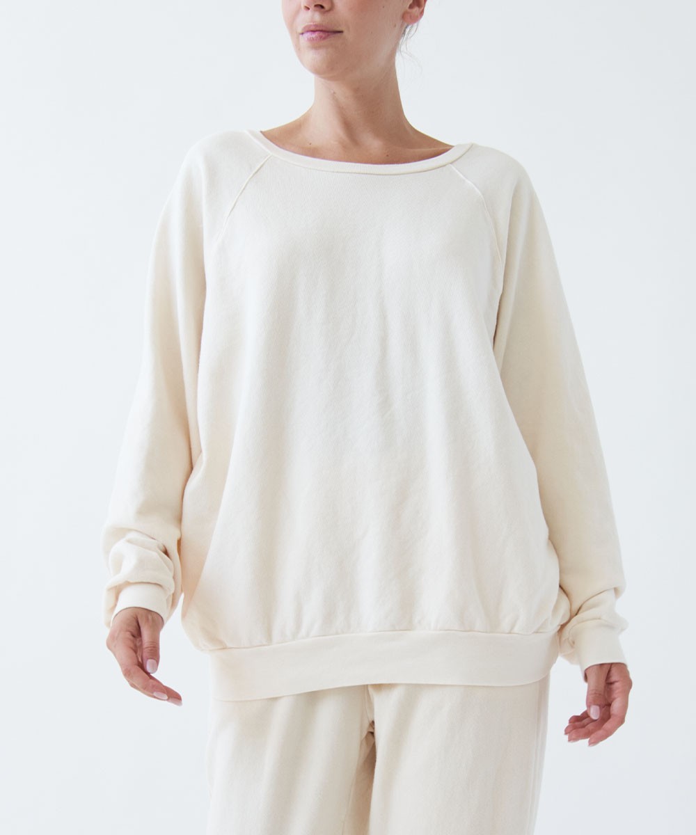 GARMENT DYE FRENCH TERRY PULLOVER