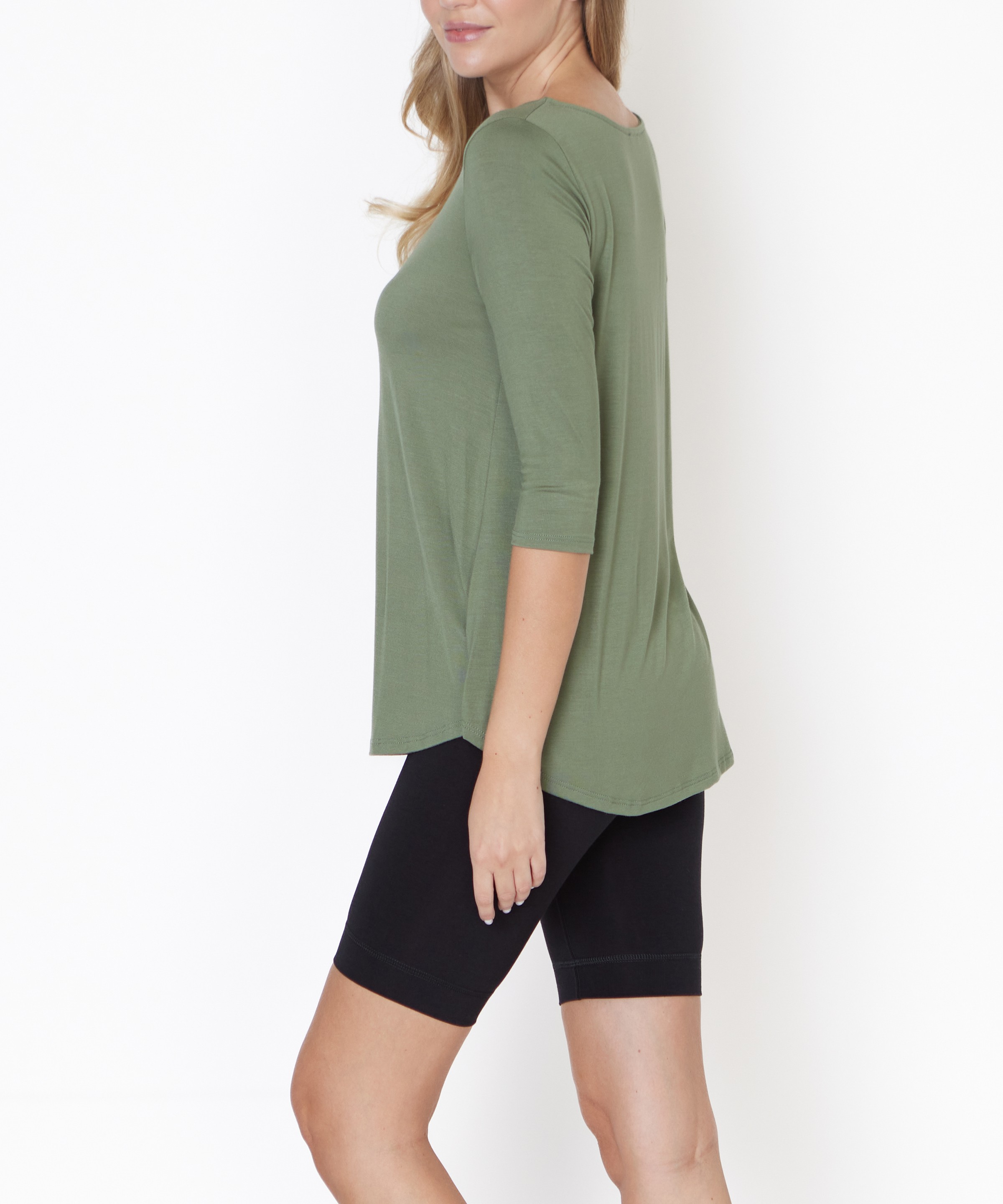 Bamboo SK Elbow Sleeve Top