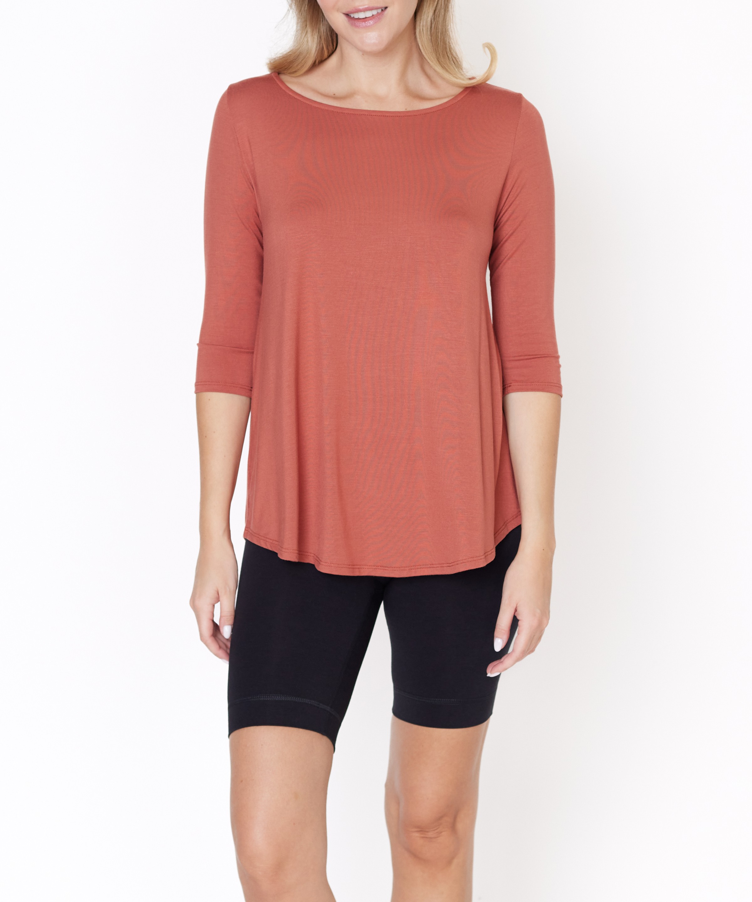 Bamboo SK Elbow Sleeve Top