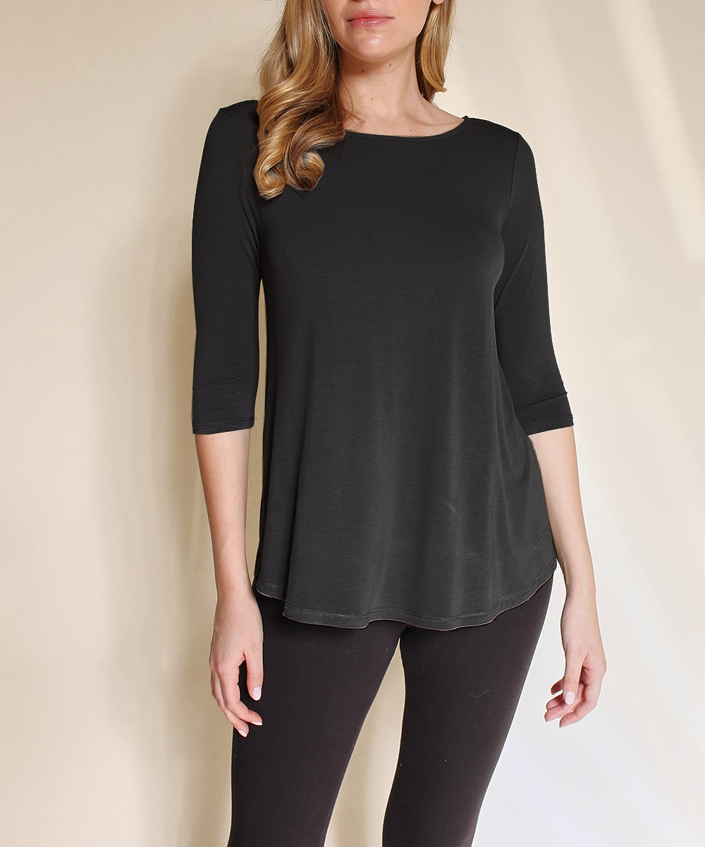 Bamboo SK Elbow Sleeve Top