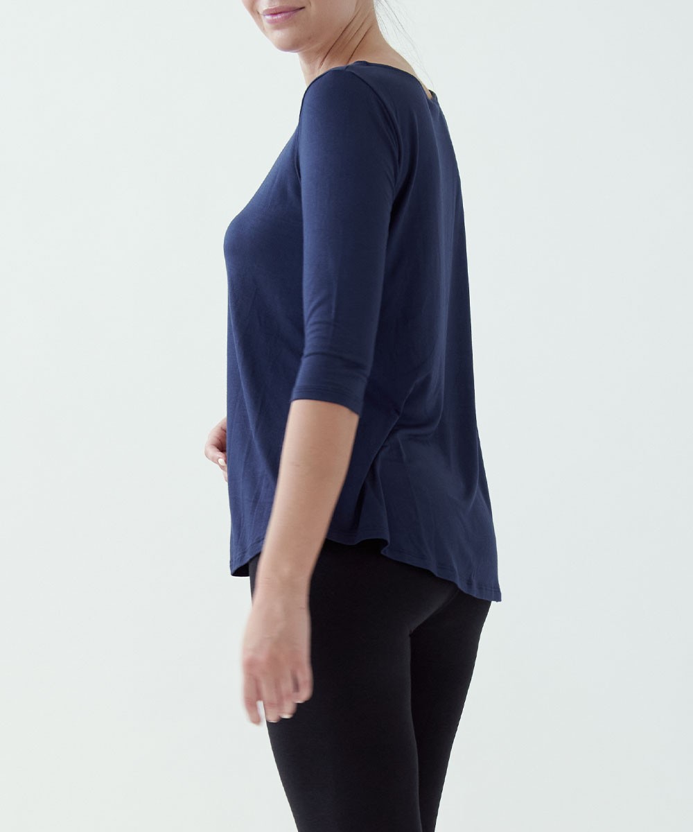 Bamboo SK Elbow Sleeve Top