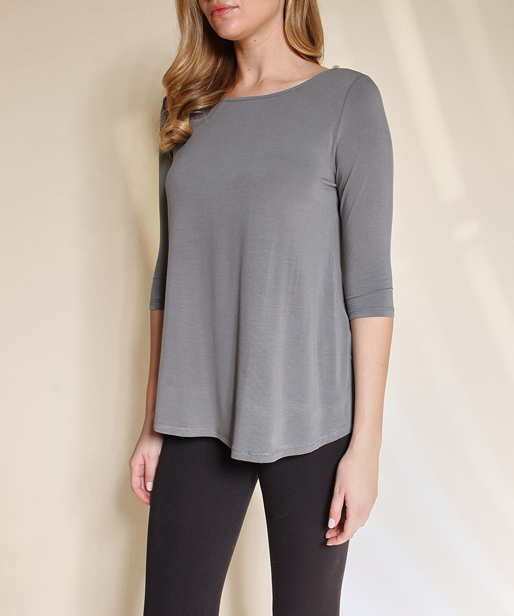 Bamboo SK Elbow Sleeve Top