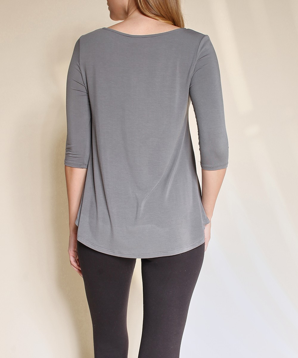 Bamboo SK Elbow Sleeve Top