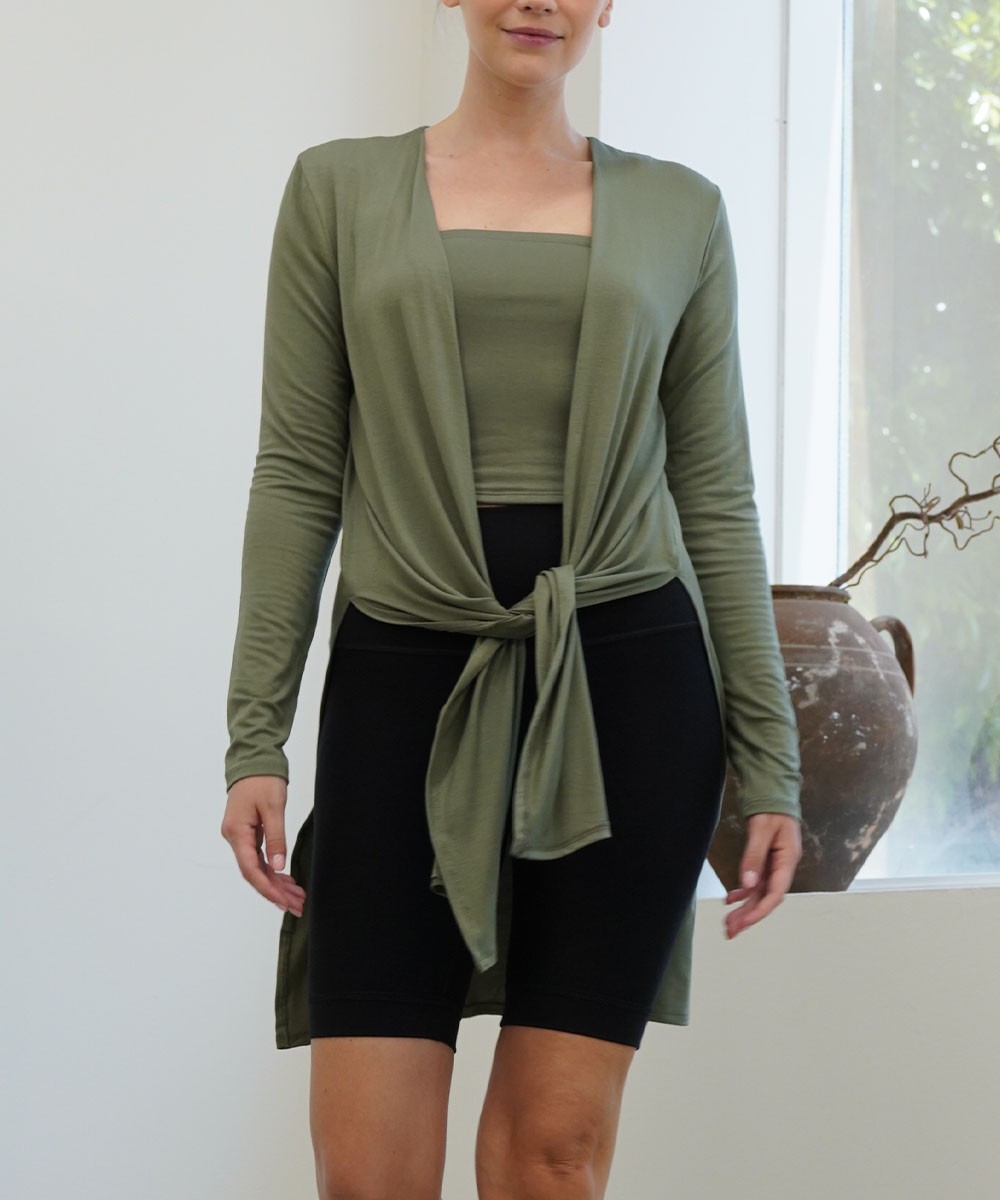 Bamboo long cardigan 